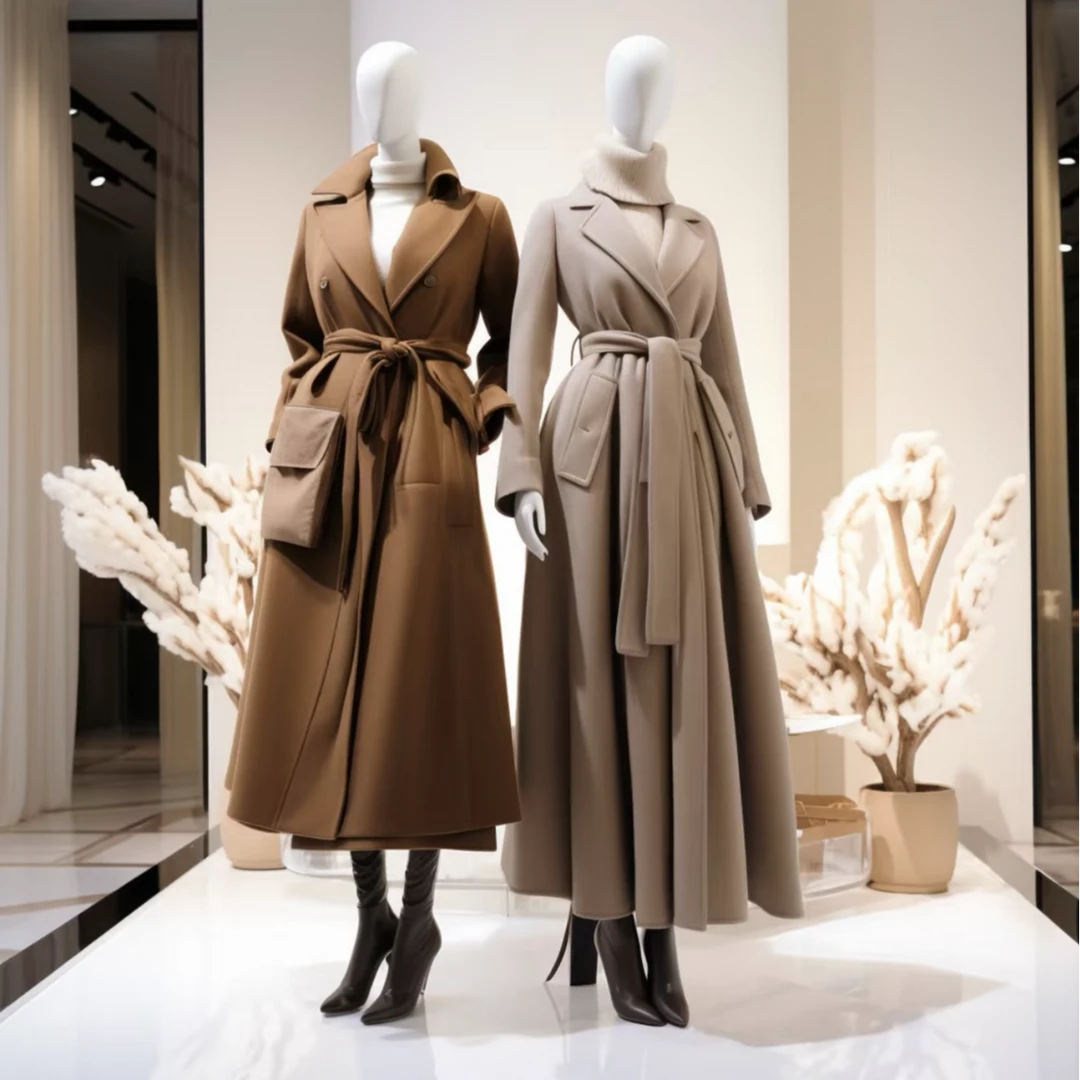 双面羊羊大衣加厚过膝【孤品捡漏部分无水洗，介意慎拍，直播间下单】