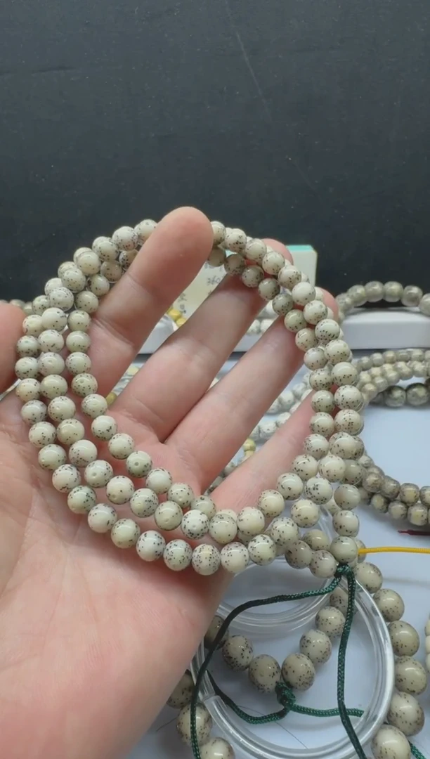 吊坠星月菩提冰料月留白