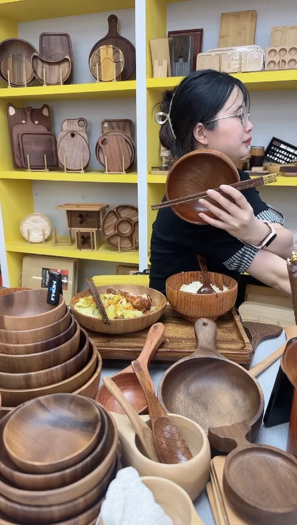 酸枣木碗*15筷子