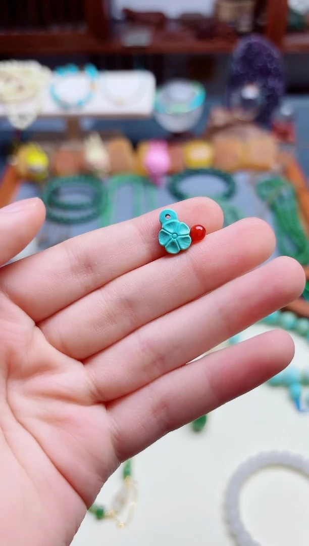 玛瑙/玉髓配饰未镶嵌玛瑙花配饰*1 GW