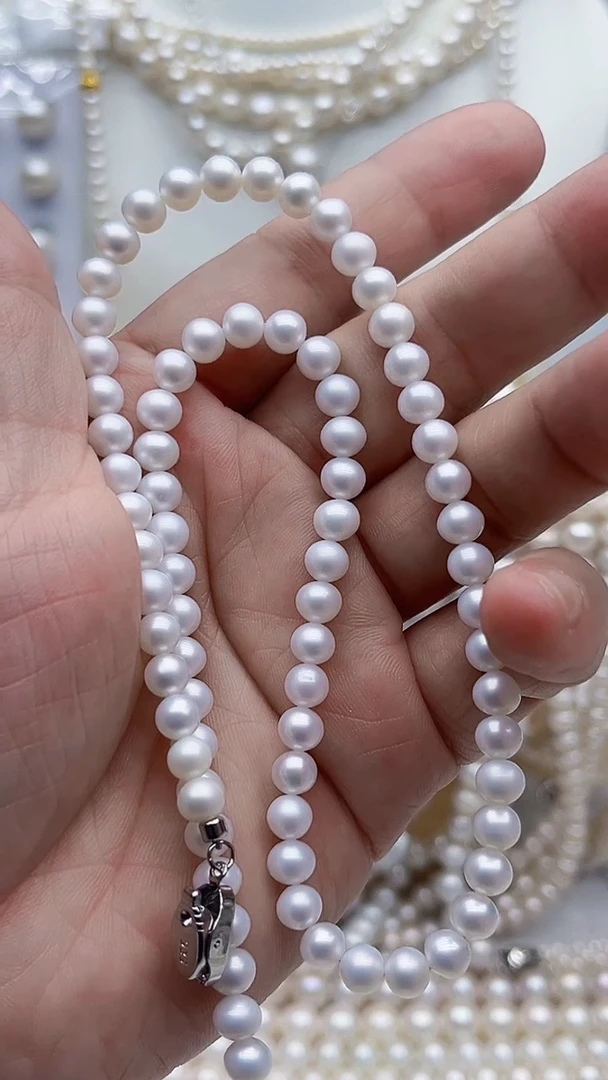 项链真珍珠卡6福利