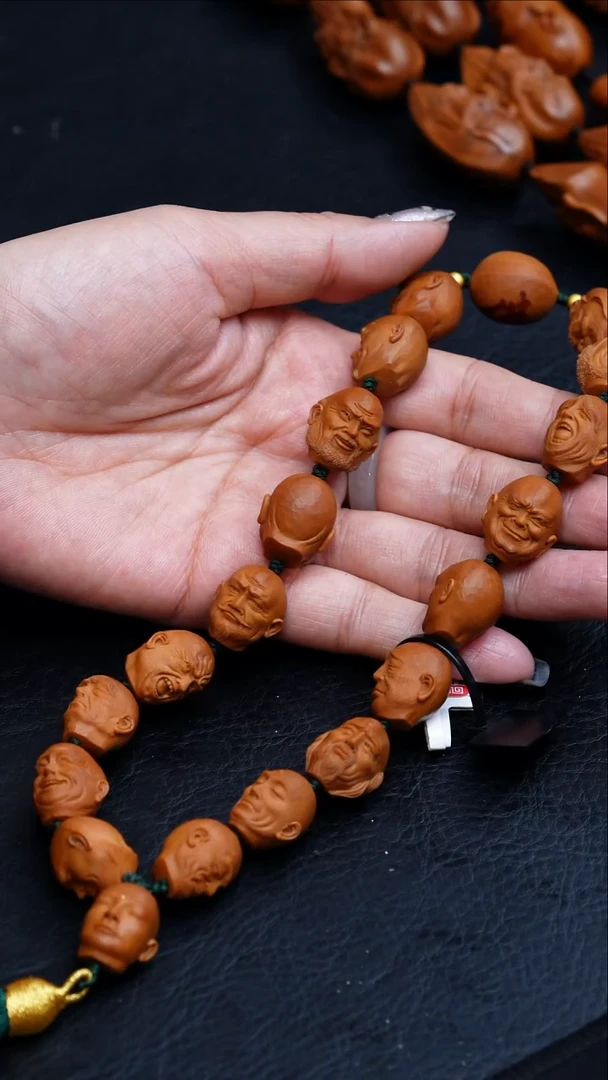 【闪购商品】橄榄核手串/手链15.5刀痕十八罗汉