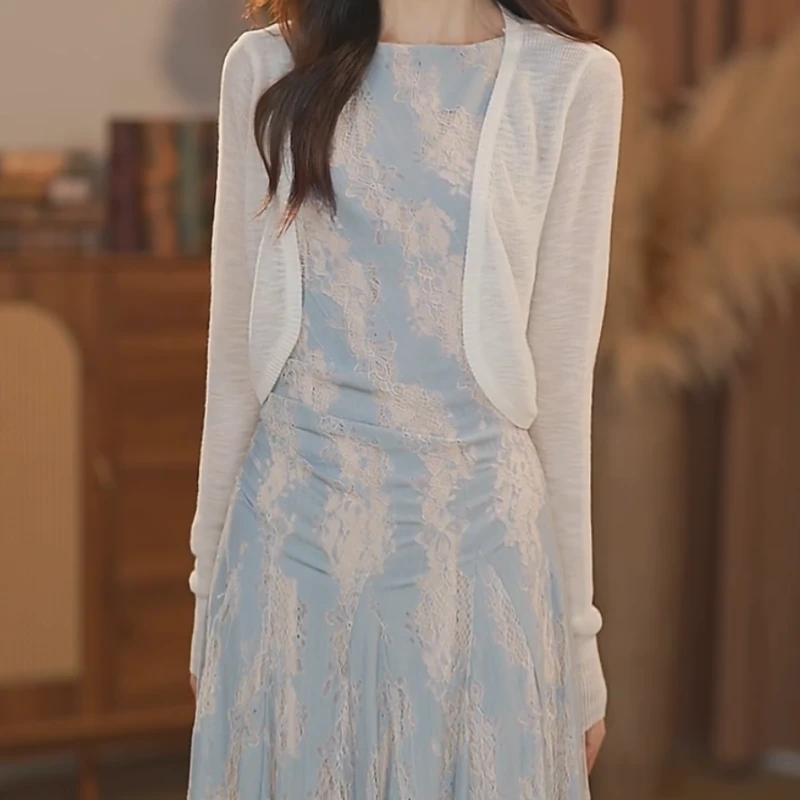 【大金】氛围感修身显瘦简约防晒纯欲风短外套-HZ956