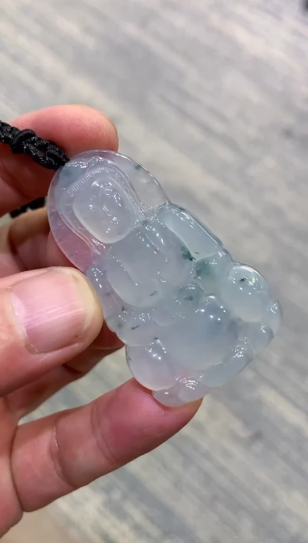 颈饰未镶嵌翡翠天然A货翡翠