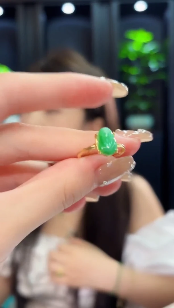 翡翠戒指未镶嵌 缅料A货/支持复检/一件