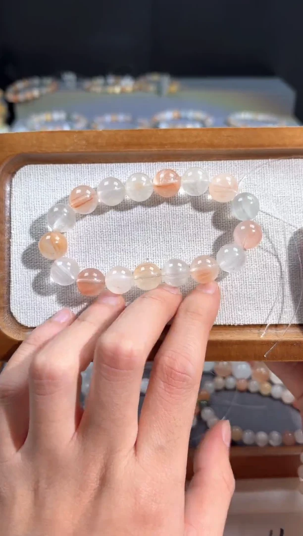 未镶嵌手链水晶14链接 卡12咪+