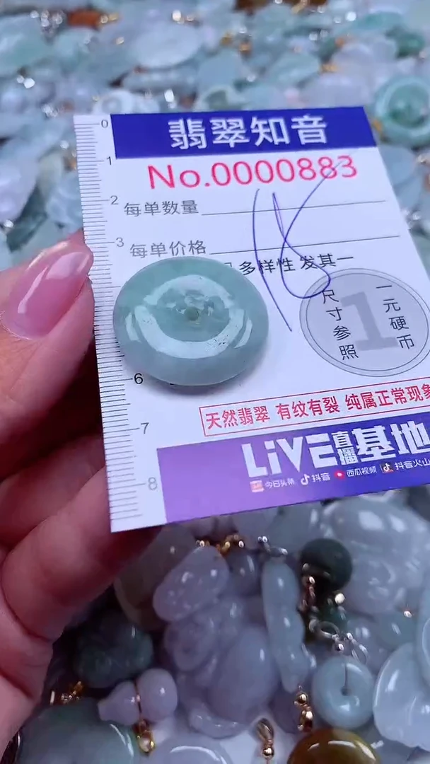 吊坠(不含链)未镶嵌翡翠883