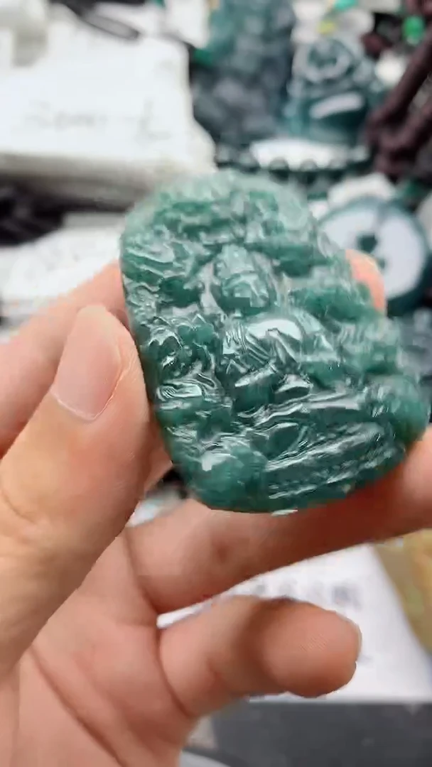 翡翠未镶嵌颈饰888