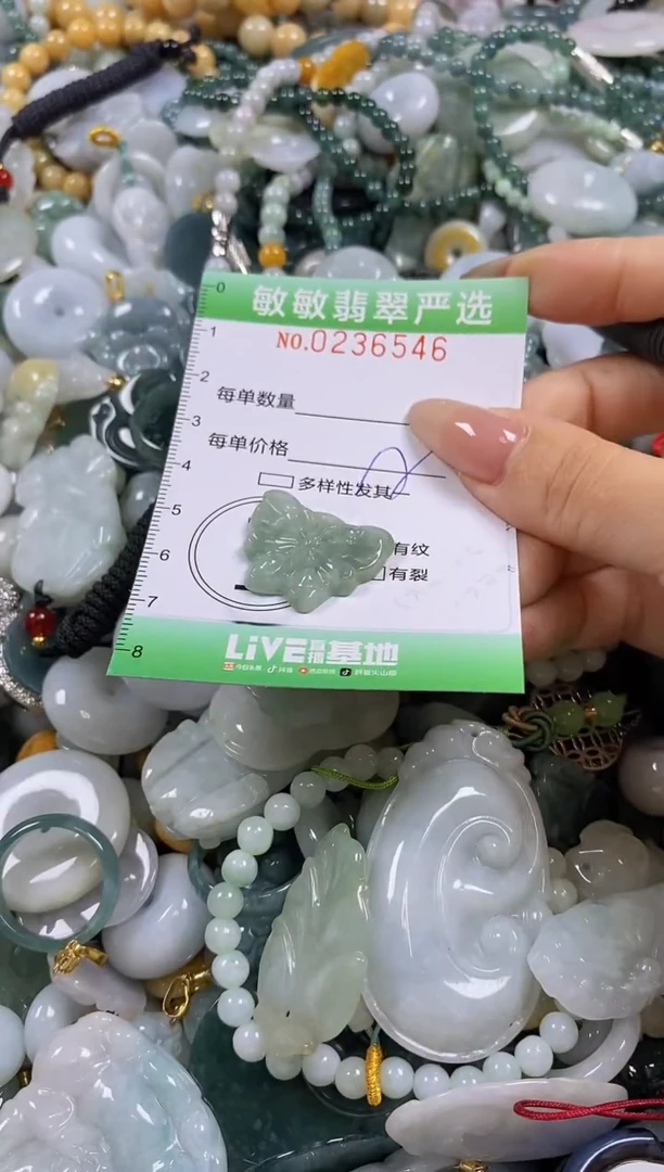 翡翠未镶嵌颈饰闪购0236546