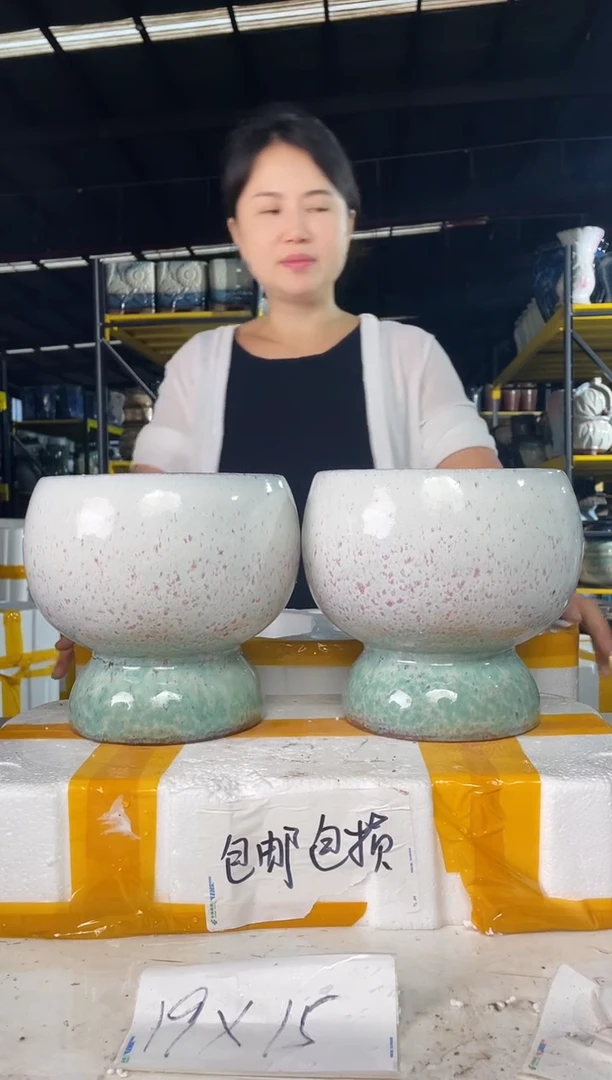 宜兴紫砂粗陶花盆18/20