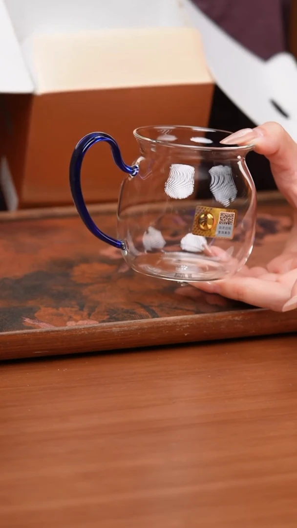 【闪购商品】禾器/晶彩美满茶海/浅蓝色/定制款