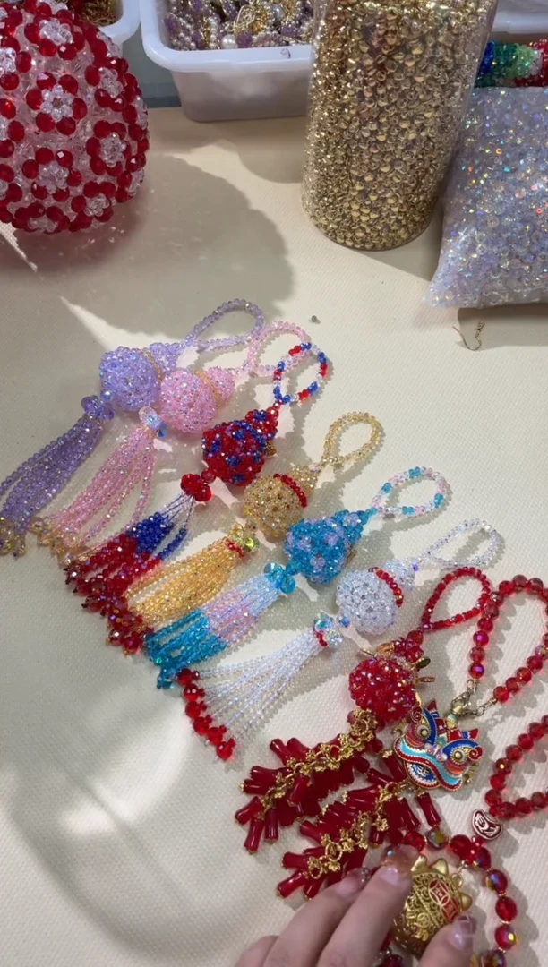 玻璃16107葫芦材料包每色一个材料包总共7个颜色