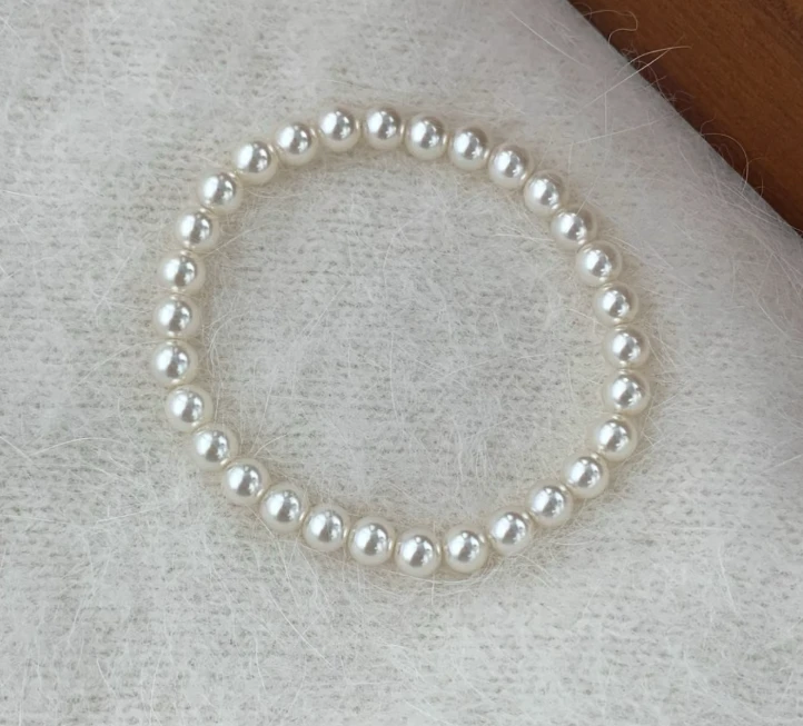 【冰哥推荐】天然淡水珍珠手链  7-8mm  百搭大气