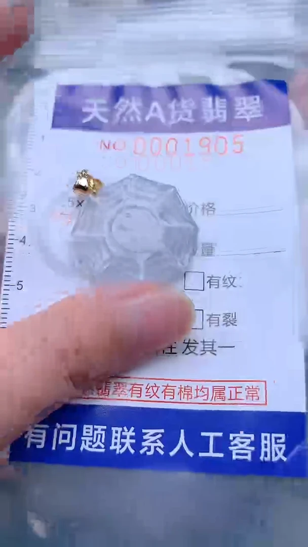 翡翠未镶嵌吊坠(不含链)1