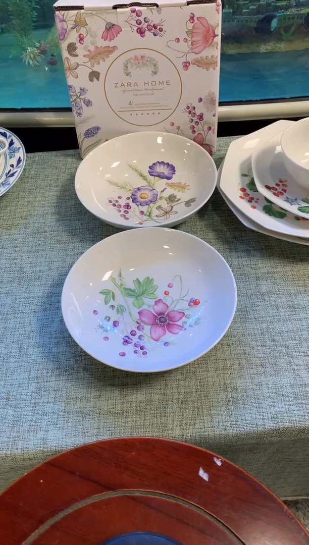 瓷陶瓷原单CC011餐具2个+礼盒