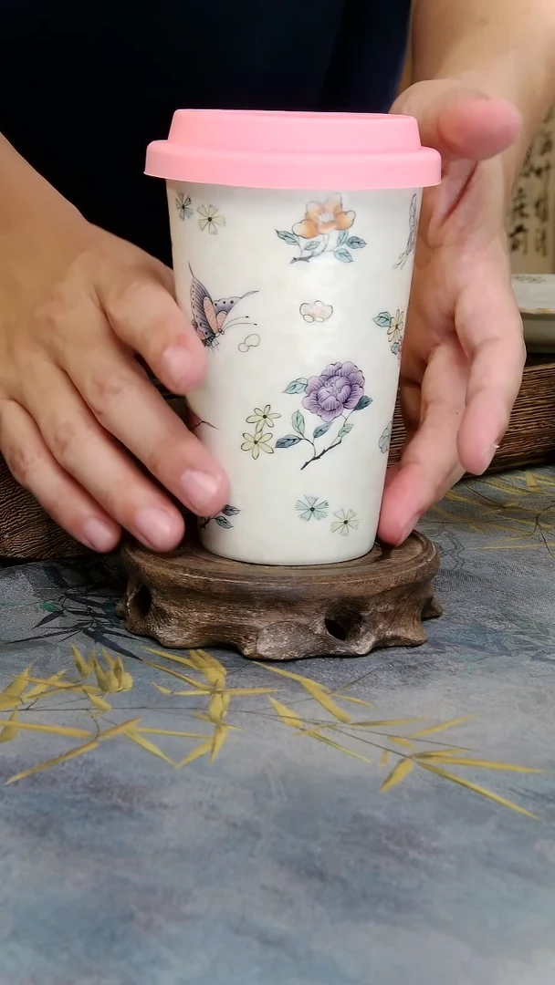 亘古茶具福利分享@蝶恋花可乐杯