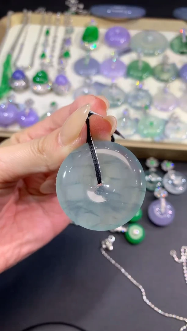 吊坠(不含链)未镶嵌翡翠37-扣子