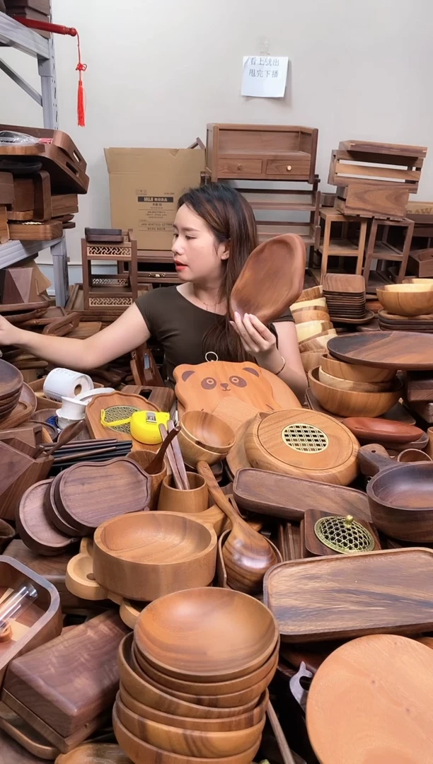 木   南美胡桃木长方盘25*18*2cm