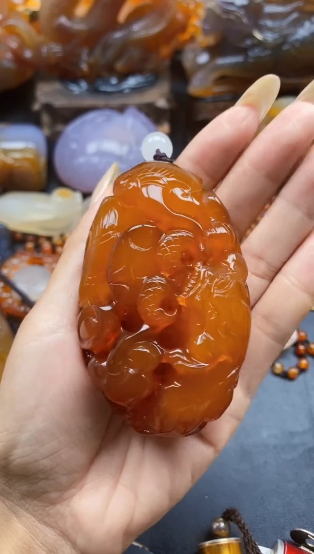 玛瑙/玉髓挂件未镶嵌ll