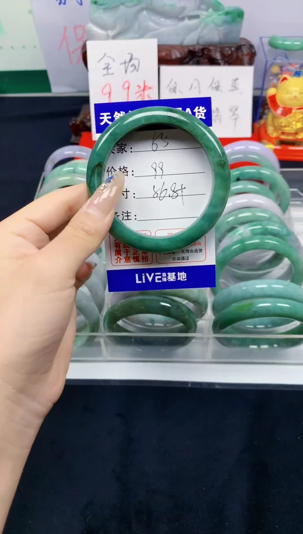 未镶嵌手镯翡翠65