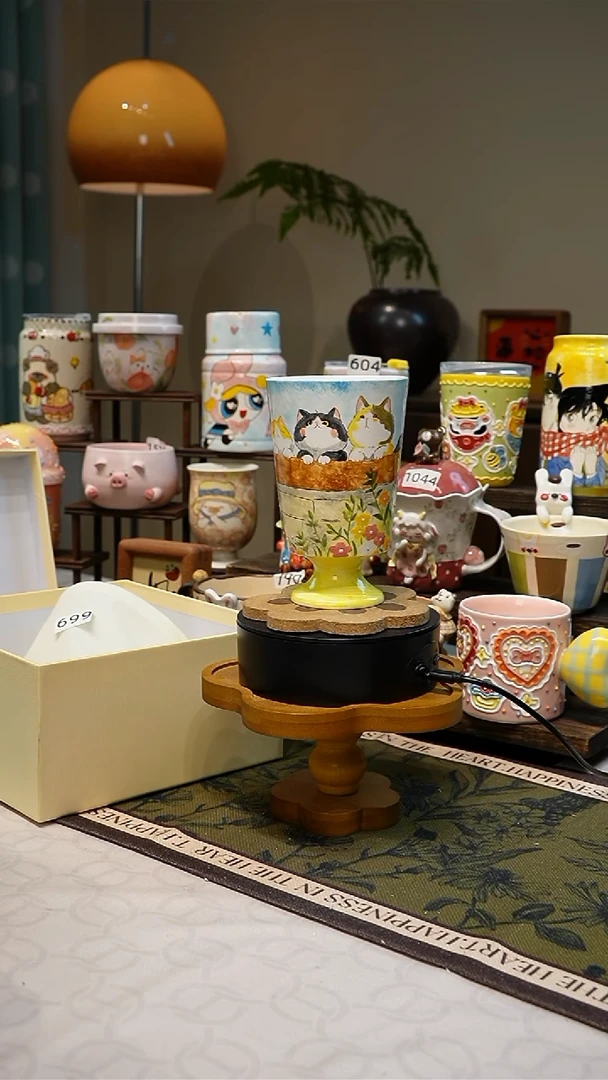 瓷【不带盒子】699高温釉下彩