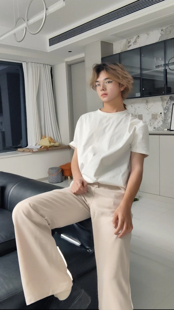 wheat黑/白基础款纯色T恤 垫肩设计 张力感 修身运动短袖上衣