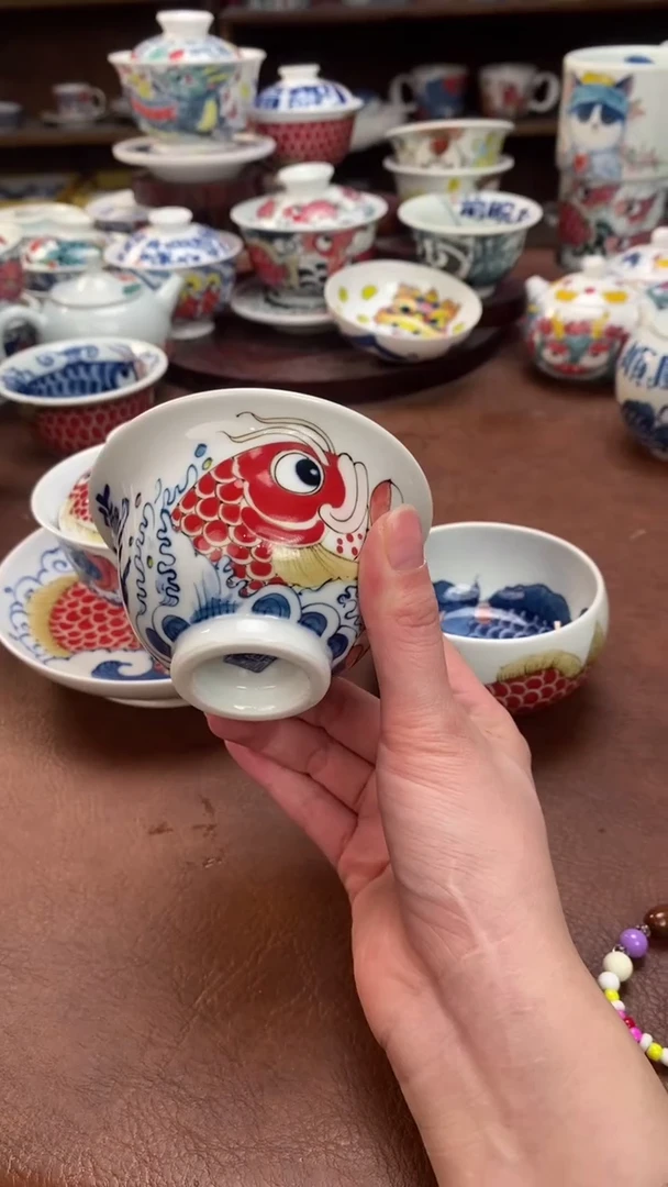 【闪购商品】茶杯老师高货景德镇昨明陶瓷