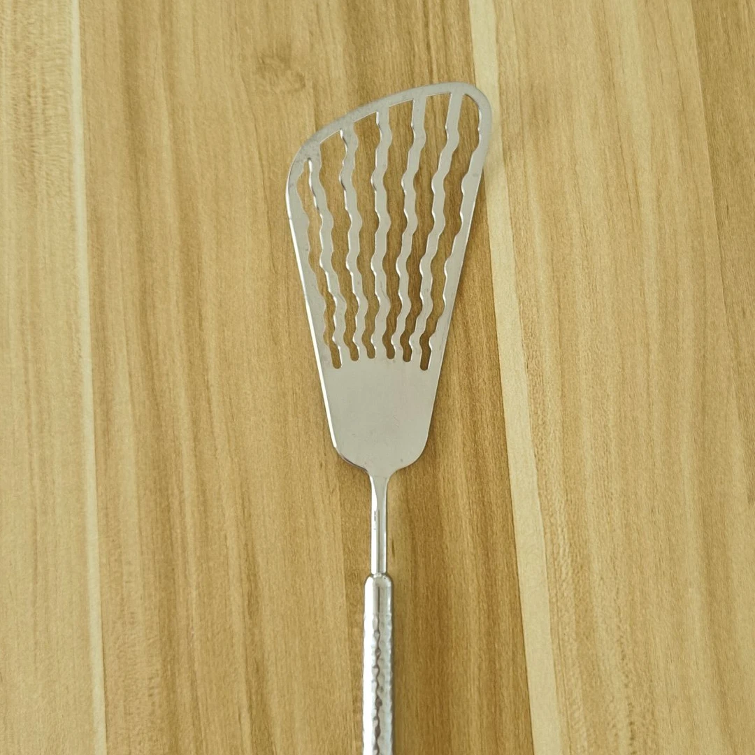 18/10锤纹不锈钢家用炒菜厨房烙饼加厚煎饼煎鱼煎蛋锅铲铲子