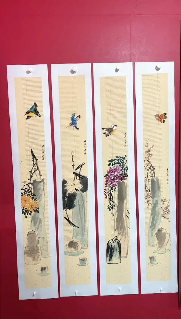 【闪购商品】绘画36林紫仪绘画作品137*17*4