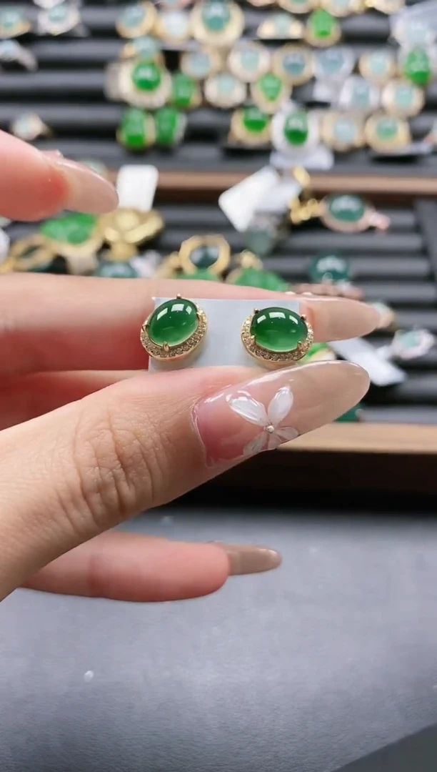 【闪购商品】翡翠戒指银S925镶嵌51511