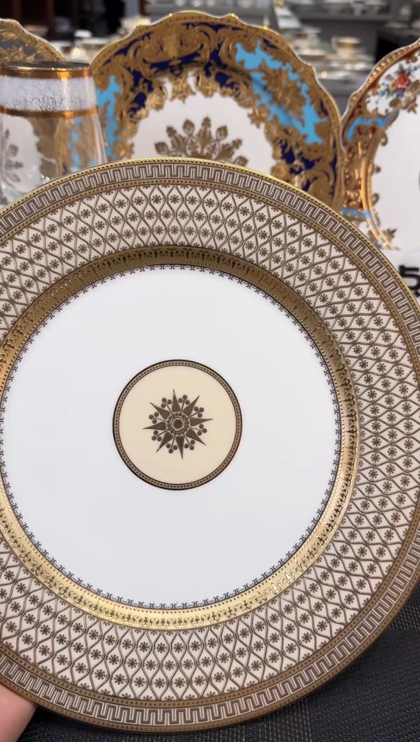 瓷片10.5英寸平盘 1个