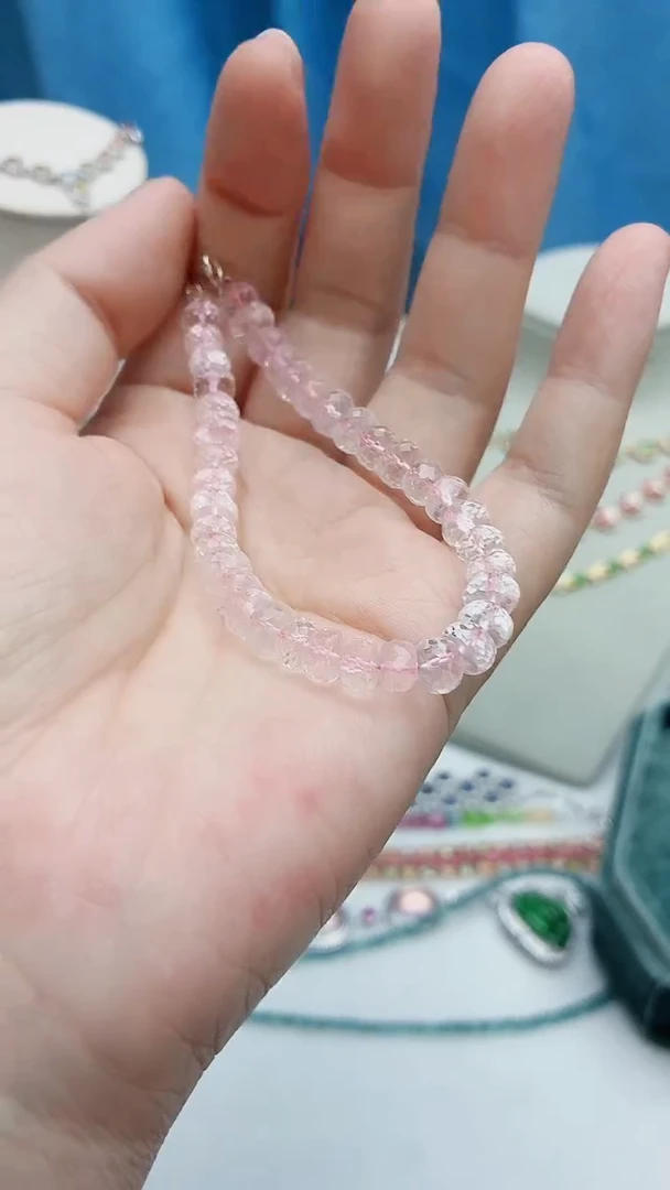 银S925镶嵌绿柱石手链026ZB1113产品一个（多样性）