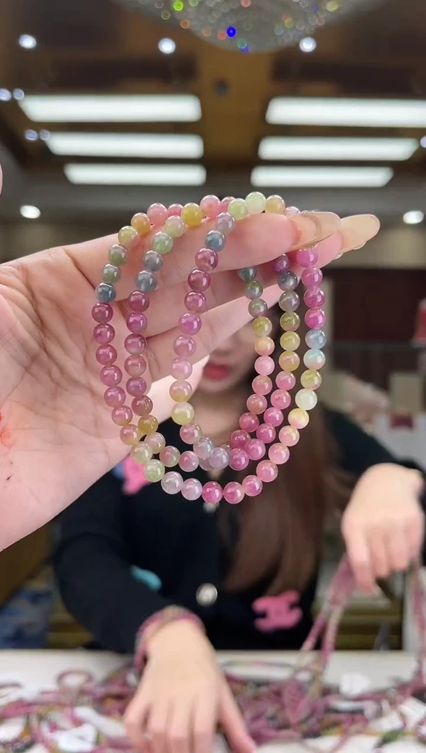 【闪购商品】碧玺/未镶嵌5mm+碧玺多圈多样性发货24