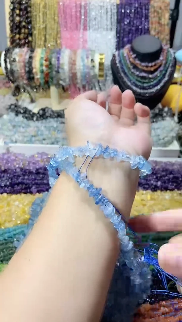 未镶嵌珠宝半成品水晶海蓝宝
