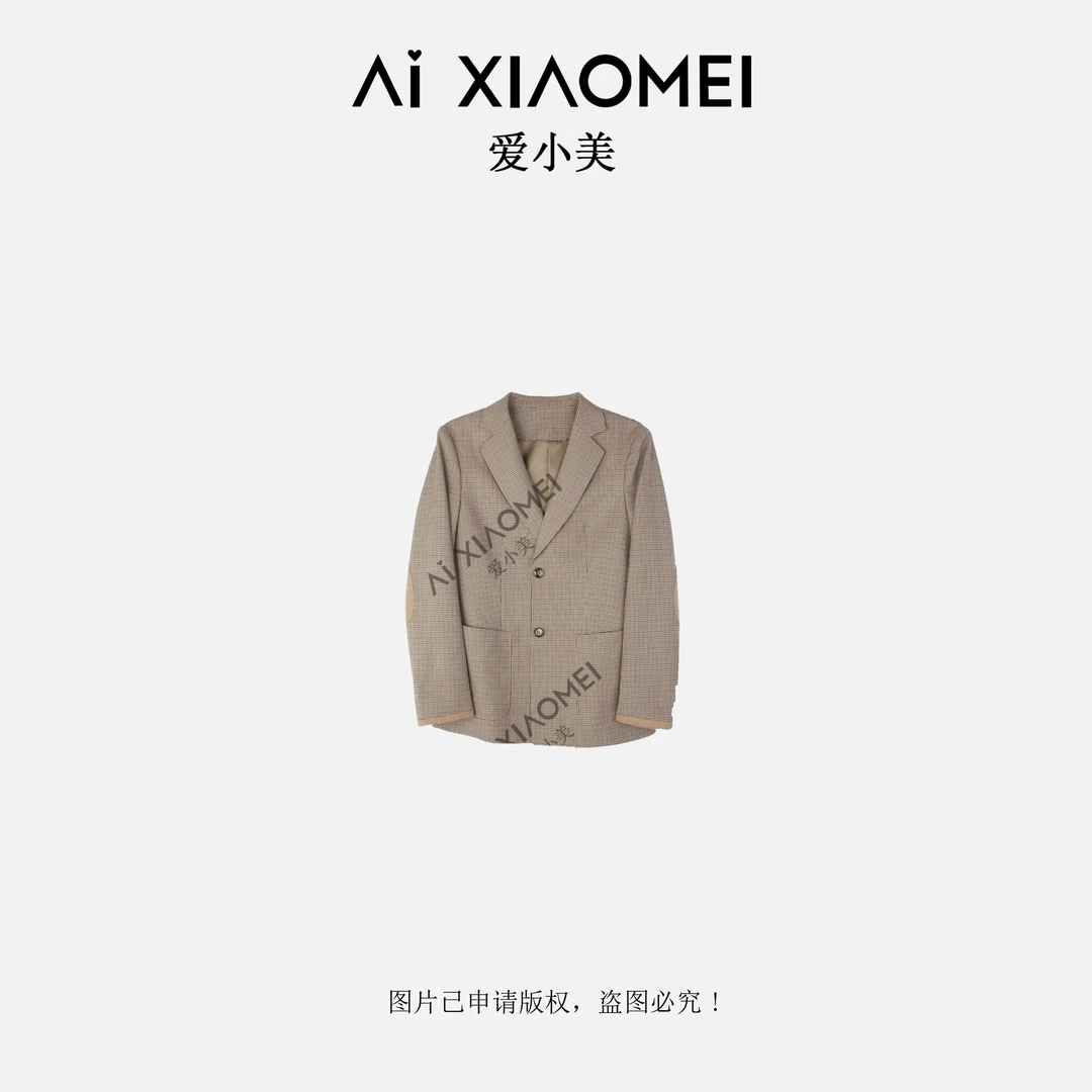 Aixiaomei/爱小美【小美的礼物】显瘦设计感休闲西装外套WT-121