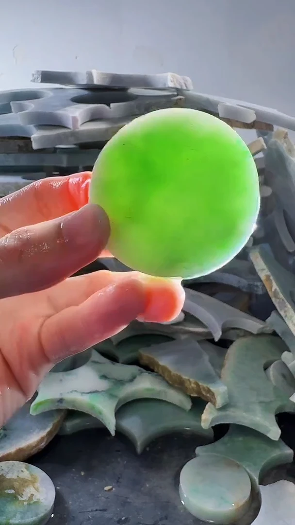 裸石翡翠缅甸翡翠A货文2866