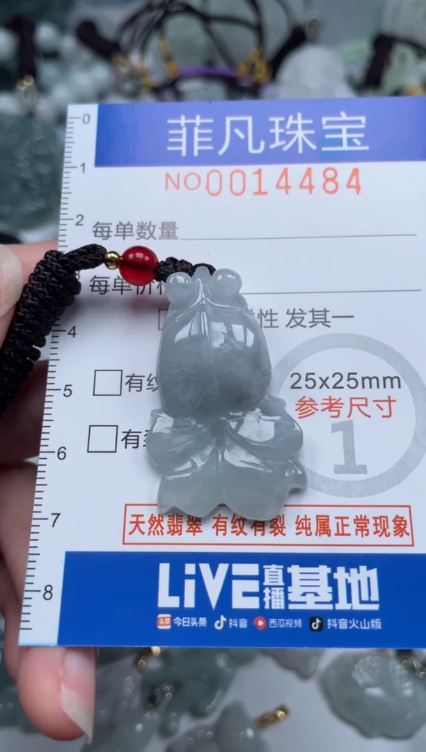 颈饰未镶嵌翡翠14484