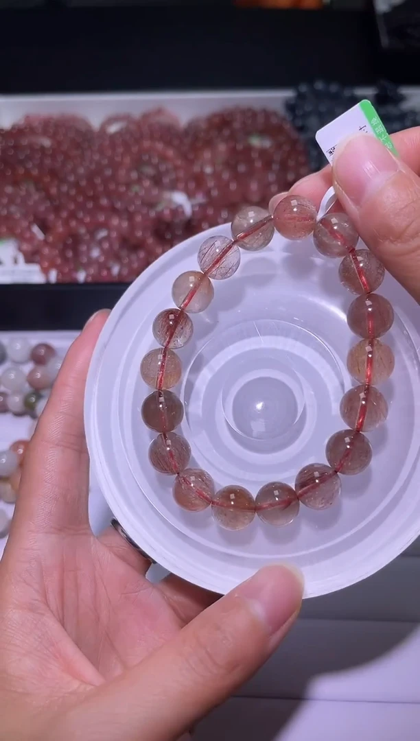 未镶嵌手串水晶J128-11mm兔毛单圈-多样性发其一