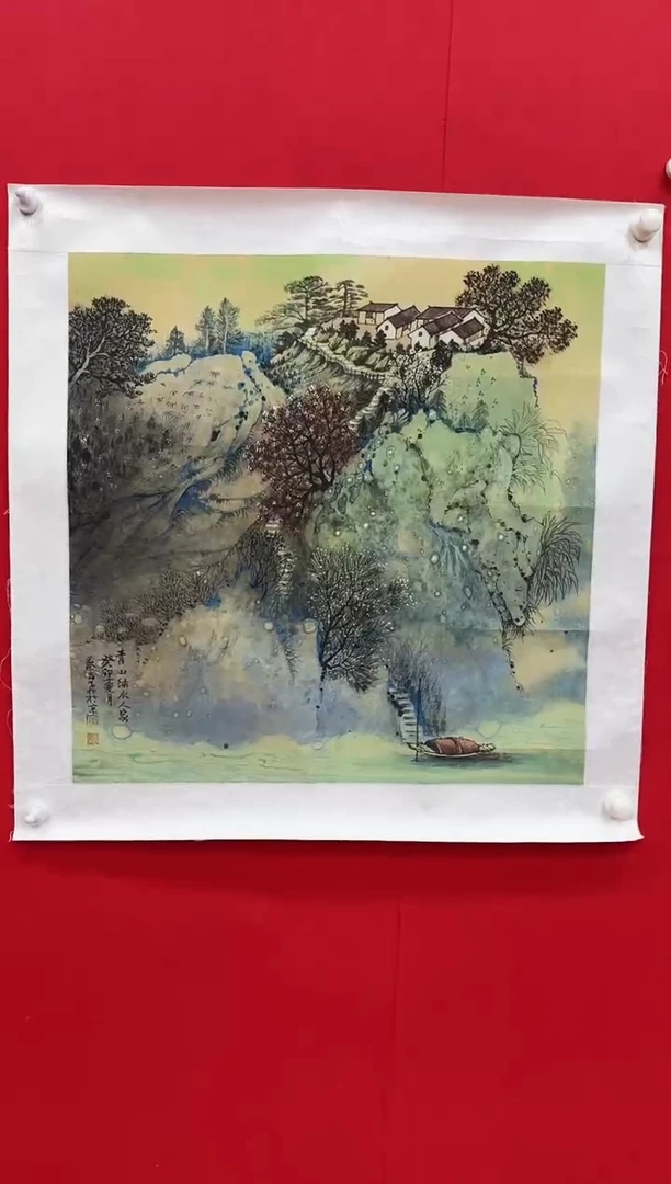 国画z天津人美-蔡云飞国画4平尺