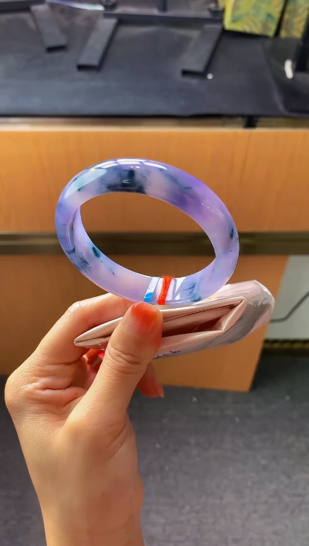 未镶嵌手镯翡翠-Q34 圈口57.6 全款26.8万 定金2万