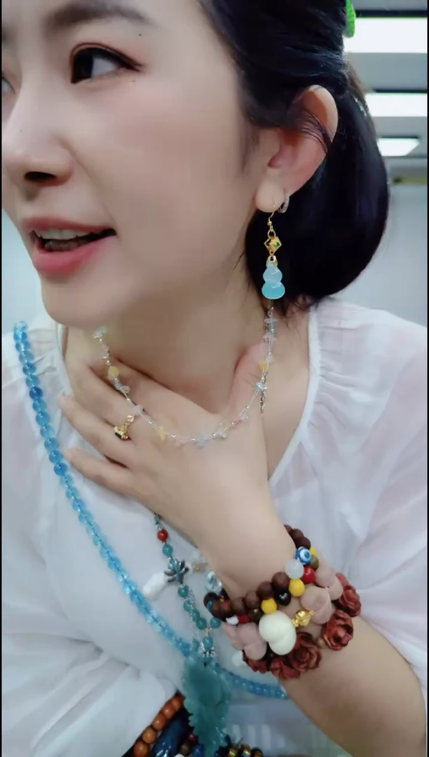 合金颈饰水晶19101多宝项链