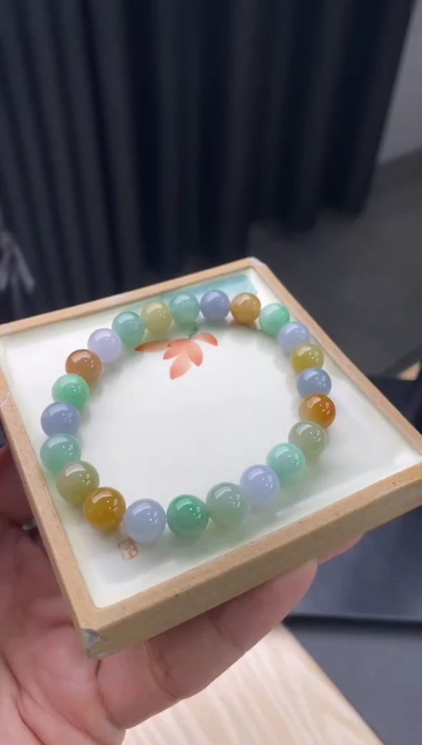 【闪购商品】翡翠手链未镶嵌天然翡翠手串1442