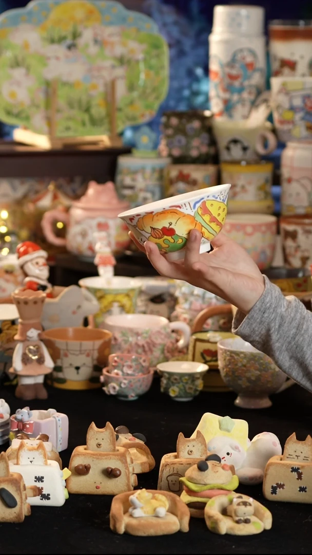 其他陶景德镇釉下彩手绘设计师款陶瓷