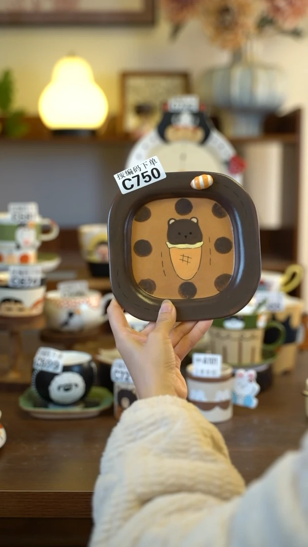 摆件C750 阿满屋手工手作陶瓷