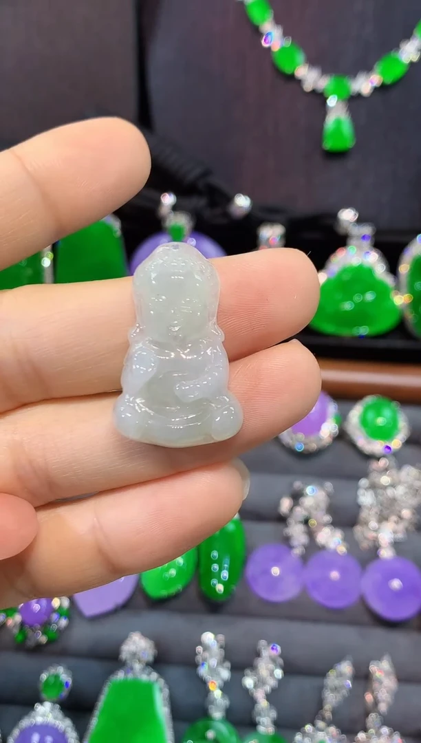 吊坠(不含链)未镶嵌翡翠宝宝佛