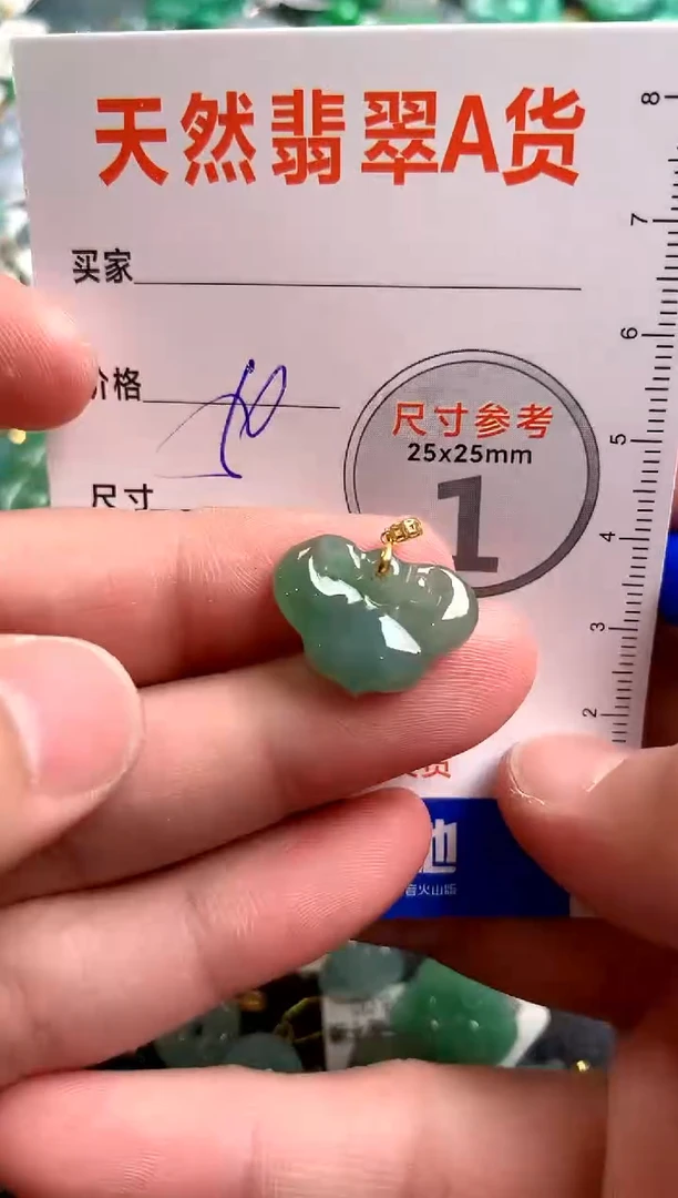 【闪购商品】翡翠颈饰18K金镶嵌13002620