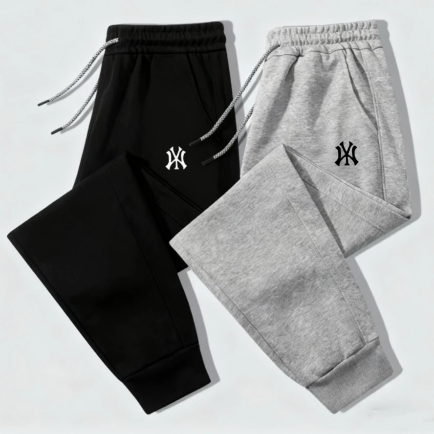 【重工刺绣款】宽松卫裤百搭休闲裤舒适运动长裤男士夏季薄款yy