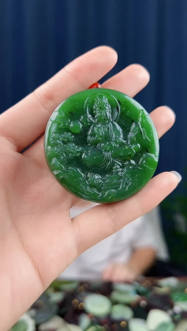 颈饰未镶嵌和田玉拍一发一，多样性发货