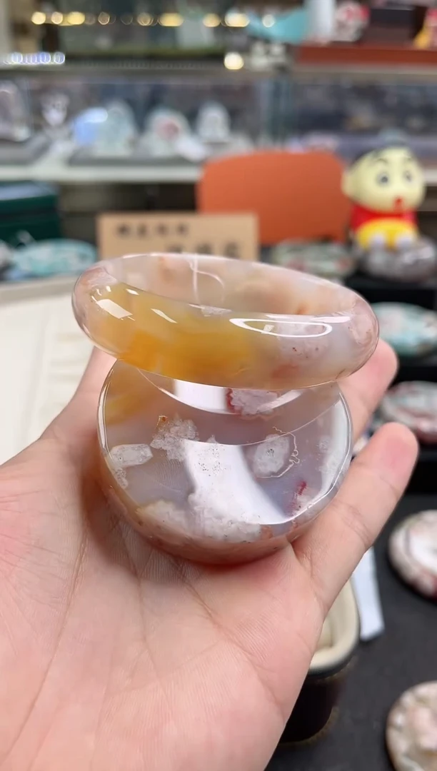 未镶嵌手镯石英质玉62圈口（赠品镯心）6400702