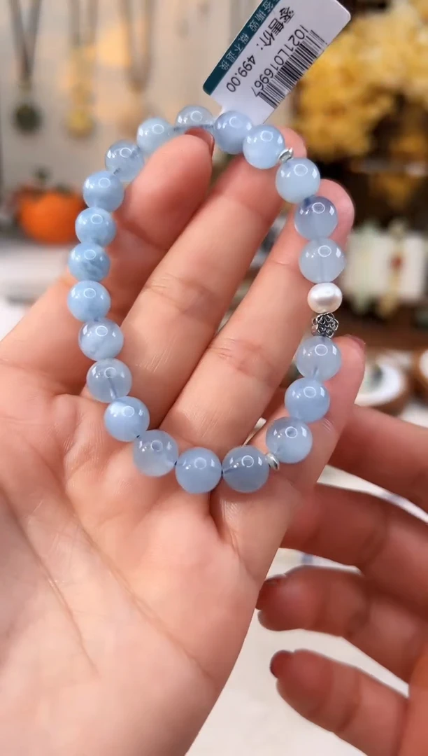 【闪购商品】海蓝宝石手链未镶嵌@@I021L016967